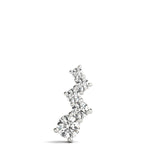 1 CTW Round Diamond Journey Pendant