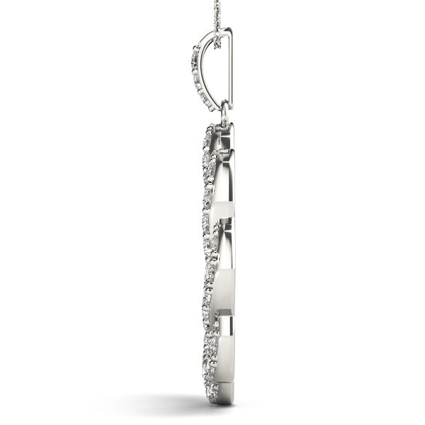 Multi-Diamond Circle Pendant