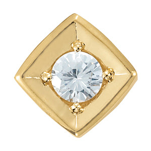 1.0 CT Round Diamond Solitaire Pendant
