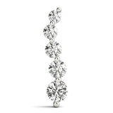 0.6 CTW Round Diamond Journey Pendant