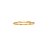 14K Gold 5mm Polished Floral Design Bangle