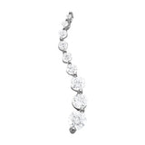 Round Diamond Journey Pendant
