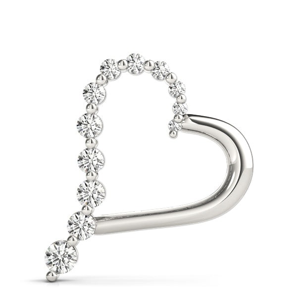 Multi-Diamond Round Pendant Necklace