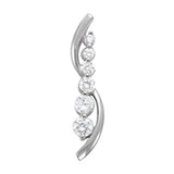 Diamond Journey Pendant in Multiple Metals