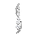 Diamond Journey Pendant in Multiple Metals