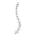 0.50 CT Round Diamond Journey Pendant