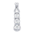 Round Diamond Love Knot Pendant