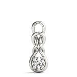 1 CT Round Diamond Pendant Necklace