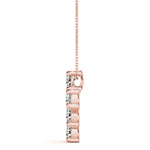14K Rose Gold Diamond Fashion Pendant