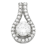 Multi-Diamond Solitaire Pendant Necklace