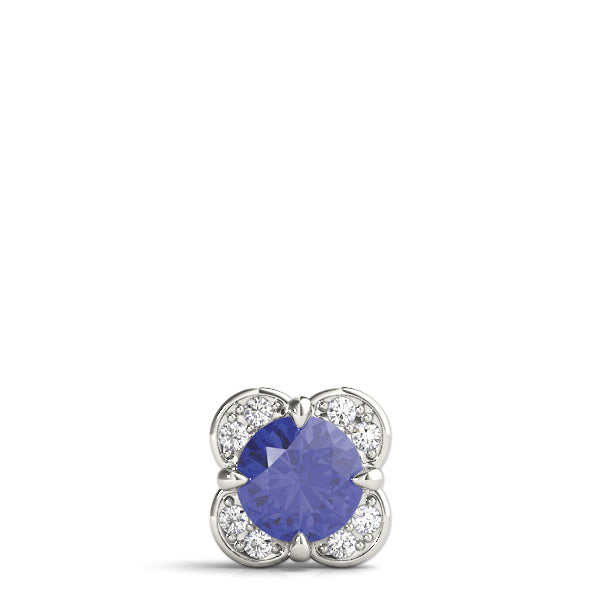 Round Diamond Halo Pendant
