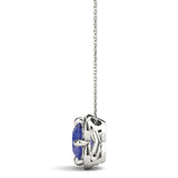 Round Diamond Halo Pendant