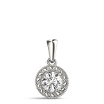 1.0 CT Round Diamond Solitaire Pendant