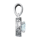 1.0 CT Round Diamond Solitaire Pendant