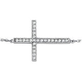 Multi-Diamond Cross Pendant in Gold