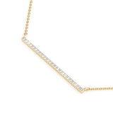 14K Yellow Gold Diamond Fashion Pendant