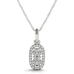 14K Multi-Color Diamond Fashion Pendant