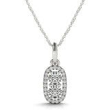 14K Multi-Color Diamond Fashion Pendant