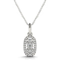 14K Multi-Color Diamond Fashion Pendant