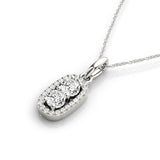 14K Multi-Color Diamond Fashion Pendant