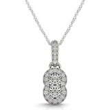 Diamond Multi-Stone Round Pendant