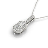 Diamond Multi-Stone Round Pendant