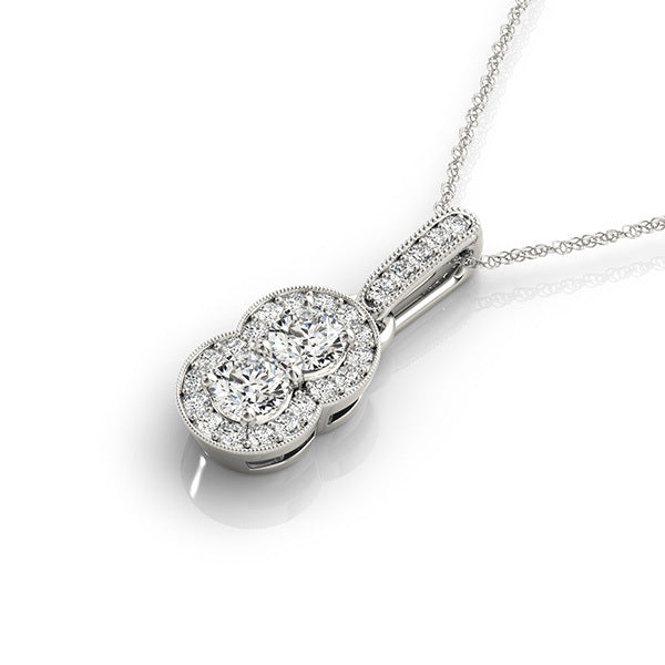 Diamond Multi-Stone Round Pendant