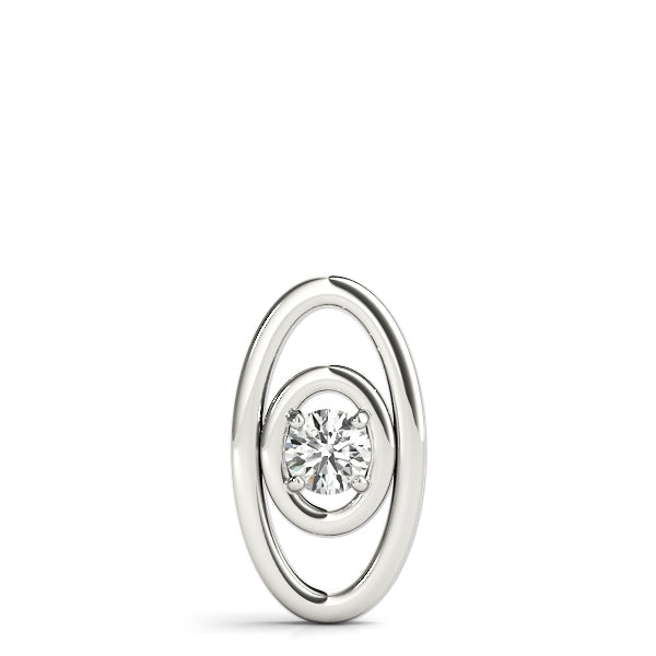 0.1CT Round Diamond Solitaire Pendant