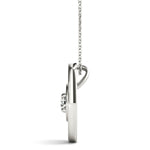 0.1CT Round Diamond Solitaire Pendant
