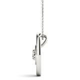 0.1CT Round Diamond Solitaire Pendant