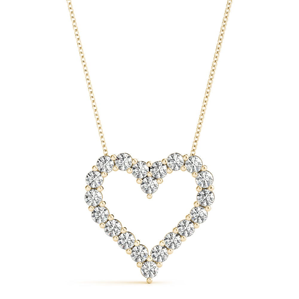 14K Yellow Gold Diamond Fashion Pendant