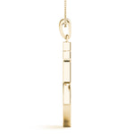 14K Yellow Gold Diamond Fashion Pendant
