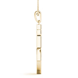 14K Yellow Gold Diamond Fashion Pendant