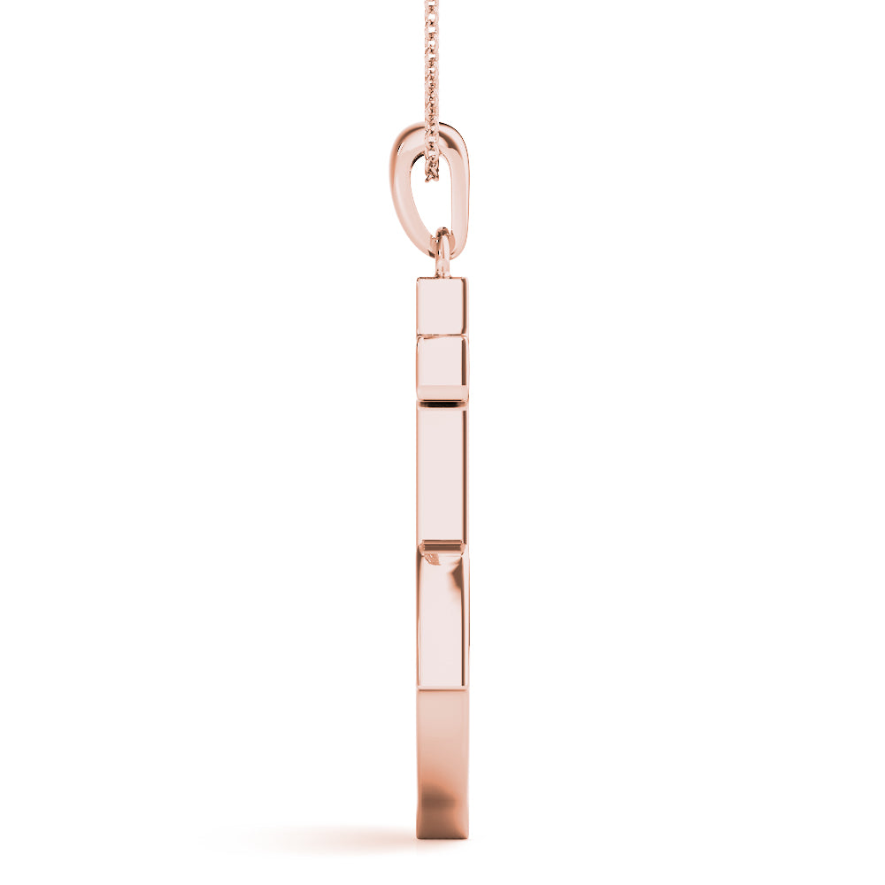 Rose Gold 1/8 CT Diamond Fashion Pendant