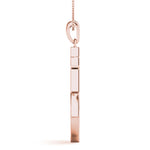 Rose Gold 1/8 CT Diamond Fashion Pendant