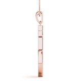 Rose Gold 1/8 CT Diamond Fashion Pendant