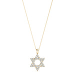 14K Yellow Gold Diamond Fashion Pendant