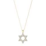 14K Yellow Gold Diamond Fashion Pendant