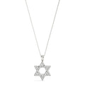 30-Diamond Round Pendant Necklace