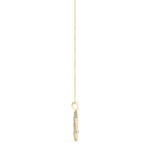 14K Yellow Gold Diamond Fashion Pendant