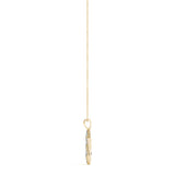 14K Yellow Gold Diamond Fashion Pendant