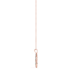 14K Rose Gold Diamond Fashion Pendant