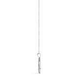 30-Diamond Round Pendant Necklace