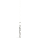 Multi-Diamond Round Geometric Pendant