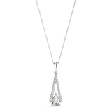 Round Diamond Halo Pendant