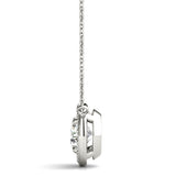 Round Diamond Halo Pendant
