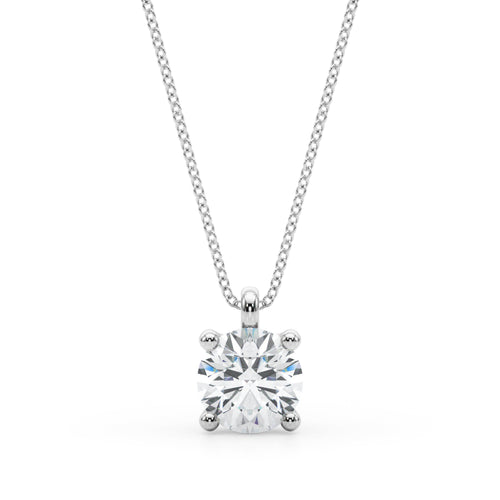 1.0 CT Round Diamond Engagement Ring