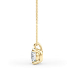 18K Yellow Gold 1ct Round Diamond Ring