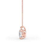 14K Rose Gold 1ct Round Diamond Ring