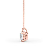 14K Rose Gold 1ct Round Diamond Ring